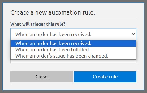 Creating new Automation Rules